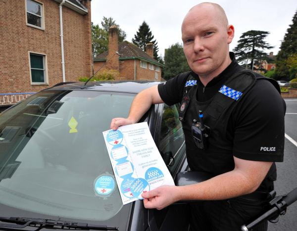 New Use of Tax Disc Holder Could Save Your Life